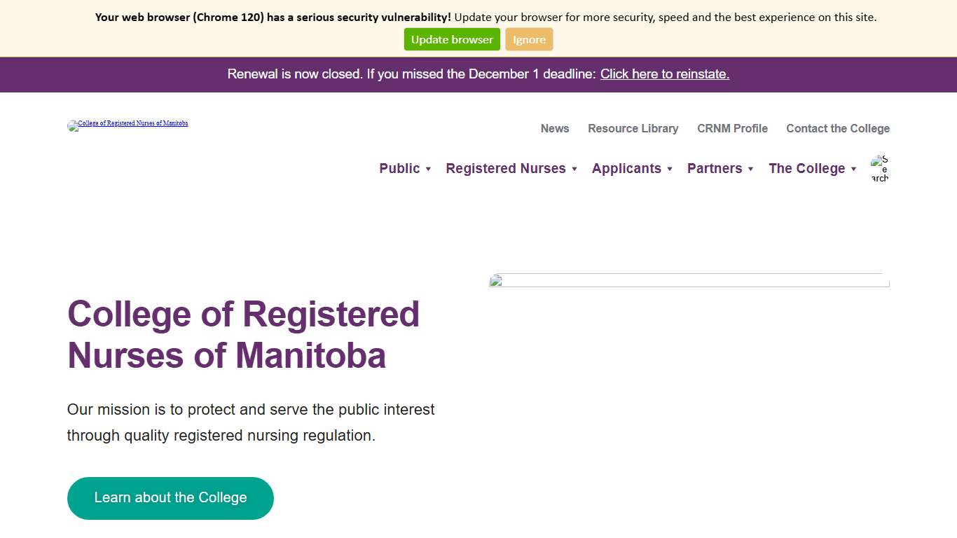 Home - College of Registered Nurses of Manitoba | College of Registered Nurses of Manitoba
